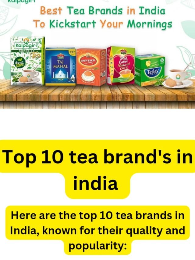 Top 10 Tea Brands in India