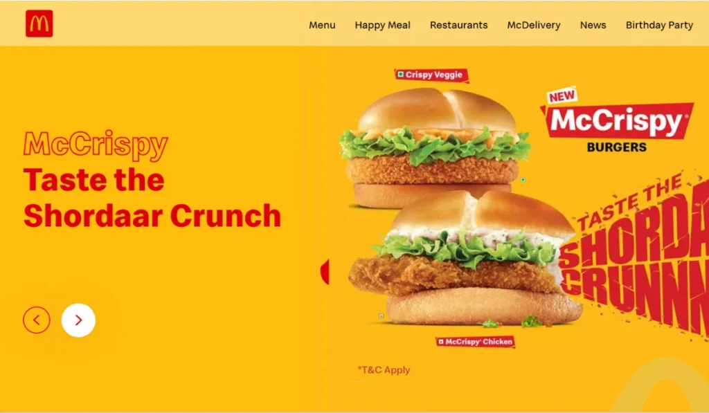 Top Restaurant Chains in India 2025 - McDonald's